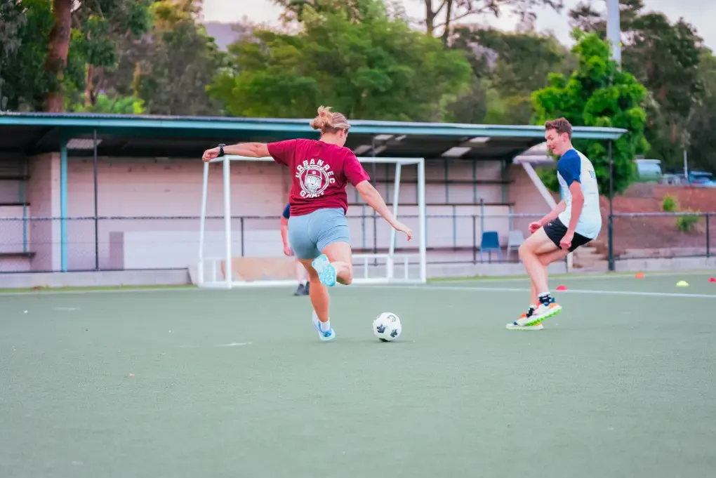 Urban Rec Fraser Valley players enjoying a recreational sports league game